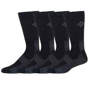 Men's Columbia 4-pack Space-Dye Crew Soc